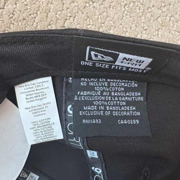 New Era Boston Celtics 9FORTY Metallic Strapback Adjustable Hat Cap NBA OSFM NWT - Picture 5 of 6